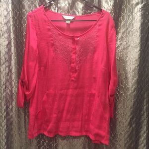 Christopher & Banks sequined Top size large